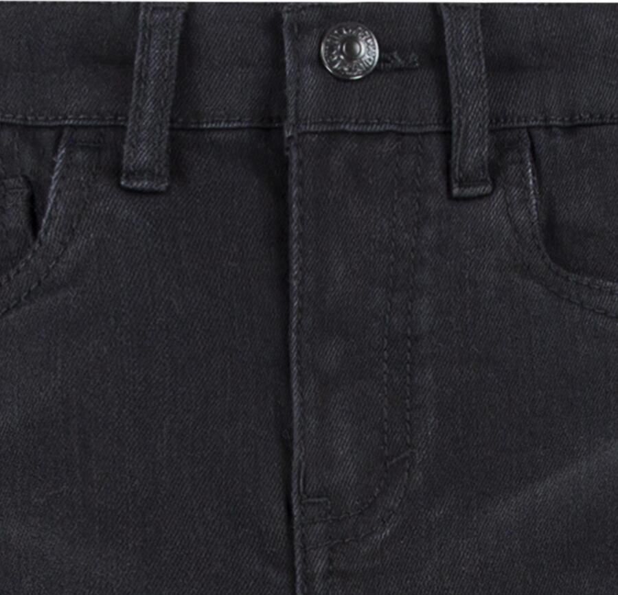 Levis Levi's 720 high rise super skinny jeans black Zwart Meisjes Stretchdenim 140 - Foto 2