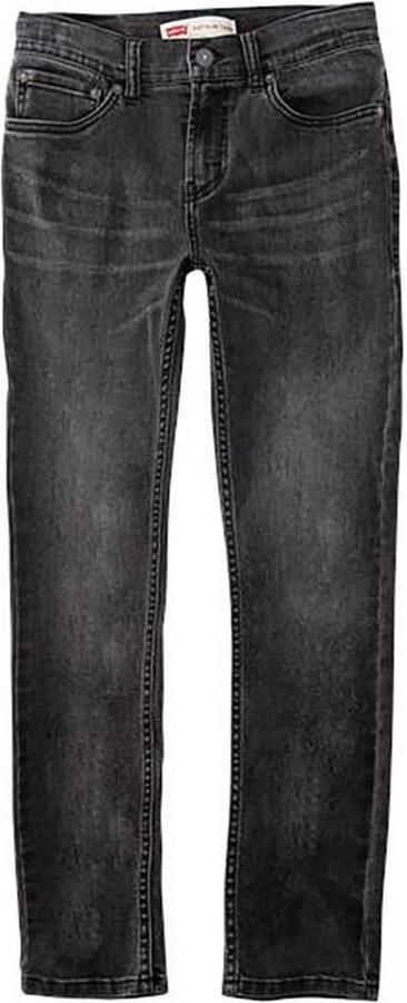 Levis Levi's Kids 512 tapered fit jeans route 66 Zwart Jongens Stretchdenim Effen 140 - Foto 9