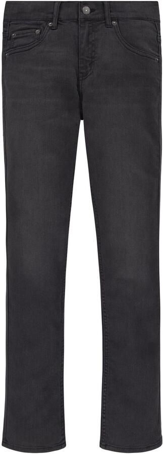 Levis Levi's Kids 512 tapered fit jeans route 66 Zwart Jongens Stretchdenim Effen 140 - Foto 12