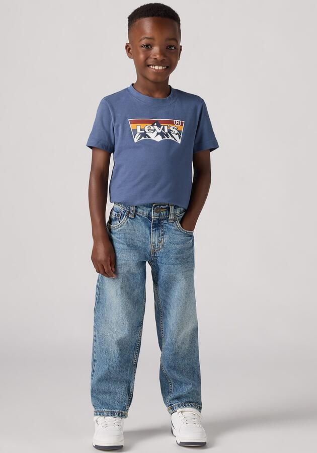 Levi's Kids loose fit straight leg jeans light blue denim - Foto 9