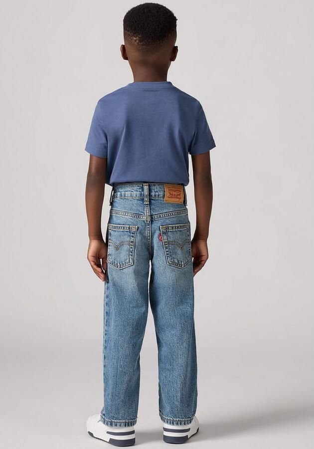 Levi's Kids loose fit straight leg jeans light blue denim - Foto 6
