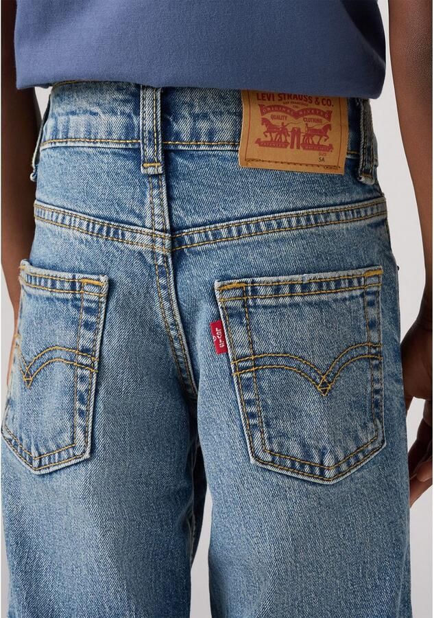 Levi's Kids loose fit straight leg jeans light blue denim - Foto 5