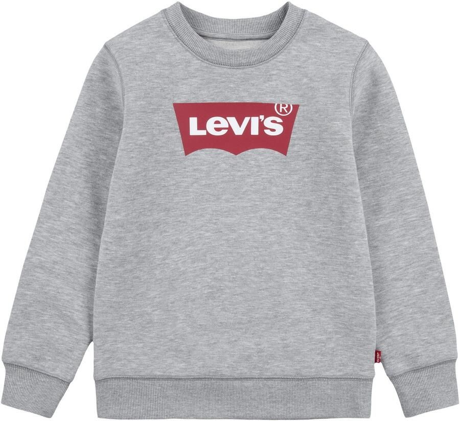 Levis Levi's Kids sweater Batwing met logo grijs melange Logo 140 - Foto 3