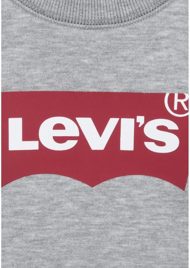 Levis Levi's Kids sweater Batwing met logo grijs melange Logo 140 - Foto 6