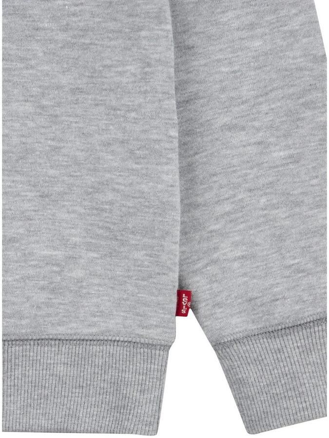 Levis Levi's Kids sweater Batwing met logo grijs melange Logo 140 - Foto 4