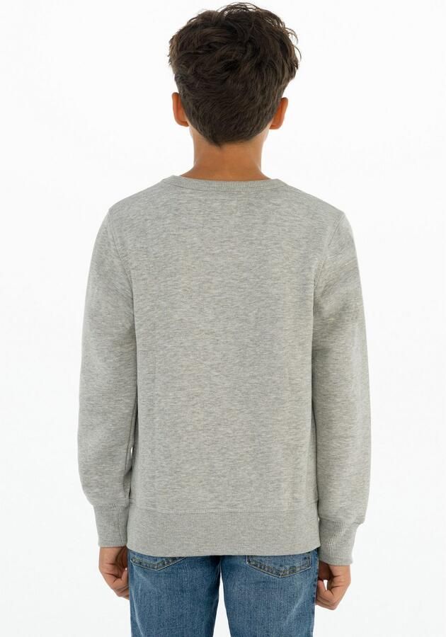 Levis Levi's Kids sweater Batwing met logo grijs melange Logo 140 - Foto 11