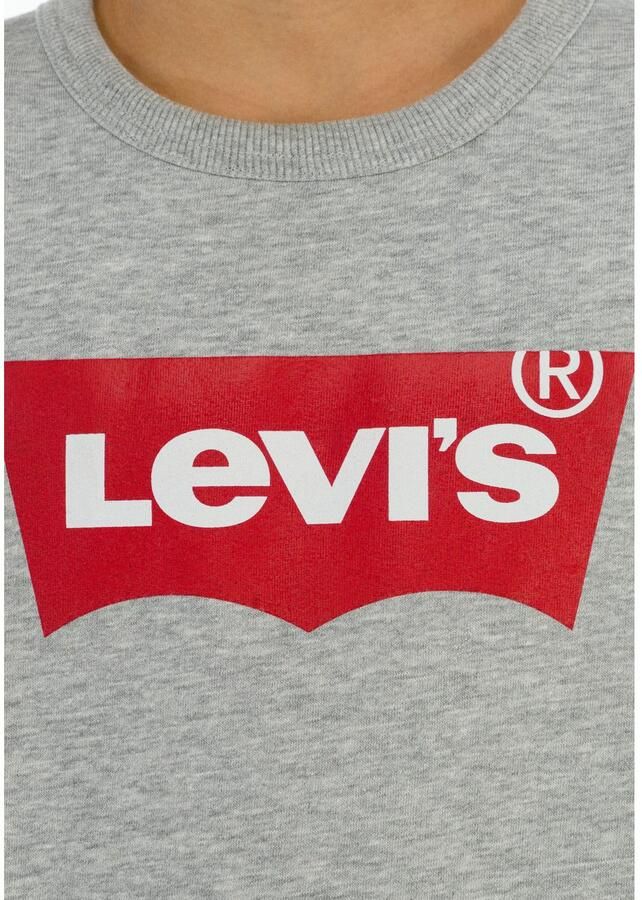 Levis Levi's Kids sweater Batwing met logo grijs melange Logo 140 - Foto 5