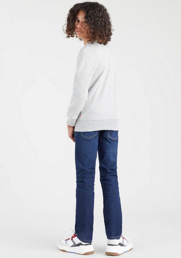 Levis Levi's Kids sweater Batwing met logo grijs melange Logo 140 - Foto 13