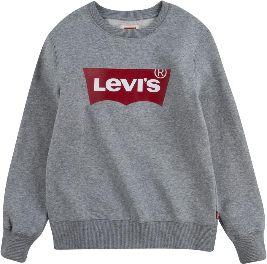 Levis Levi's Kids sweater Batwing met logo grijs melange Logo 140 - Foto 2