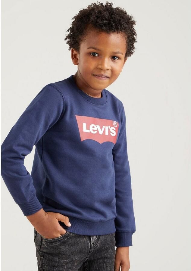 Levis Levi's Kids sweater Batwing met logo donkerblauw Logo 164 - Foto 7
