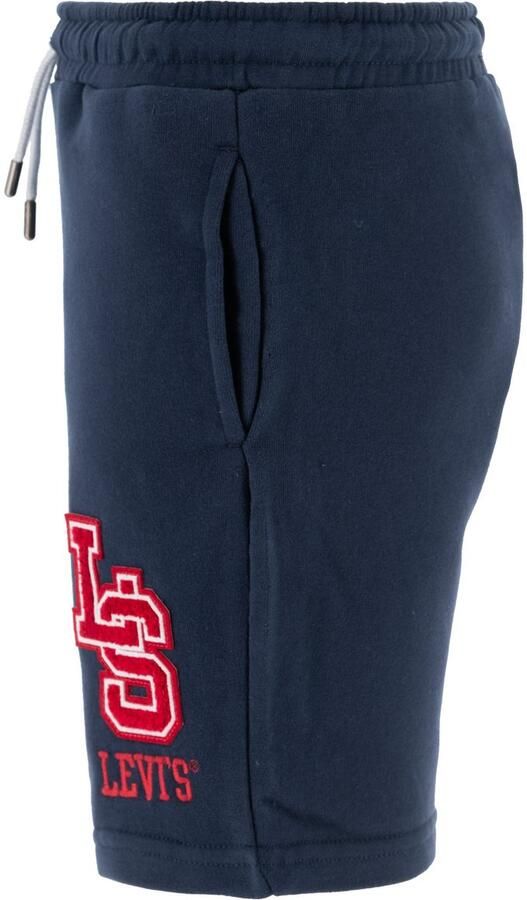 Levi's Kidswear Sweatshort LVB MONOGRAM SHORTS met badge en logo-borduurwerk