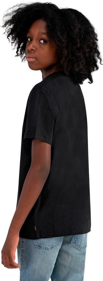Levis Levi's Kids basic T-shirt Batwing chest zwart Katoen Ronde hals 140 - Foto 6