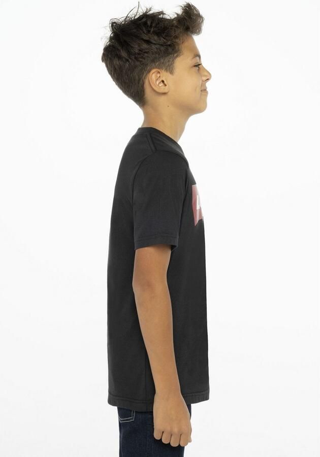 Levis Levi's Kids T-shirt Batwing met logo zwart Katoen Ronde hals Logo 104 - Foto 6