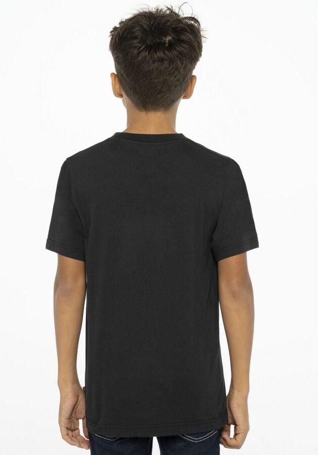 Levis Levi's Kids T-shirt Batwing met logo zwart Katoen Ronde hals Logo 104 - Foto 8