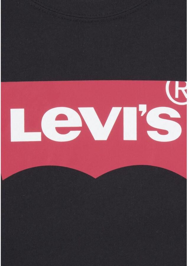 Levis Levi's Kids T-shirt Batwing met logo zwart Katoen Ronde hals Logo 104 - Foto 2