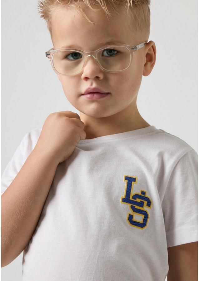 Levi's Kidswear T-shirt LVB "LS" MONOGRAM TEE met merkdruk voor jongens - Foto 3