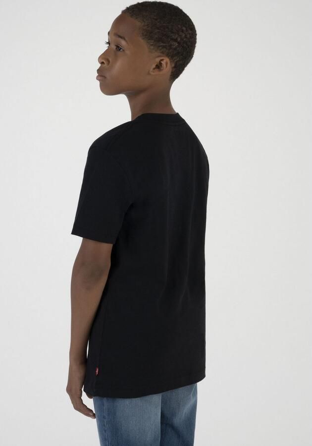 Levis Levi's Kids T-shirt met logo zwart rood blauw Jongens Katoen Ronde hals 140 - Foto 6