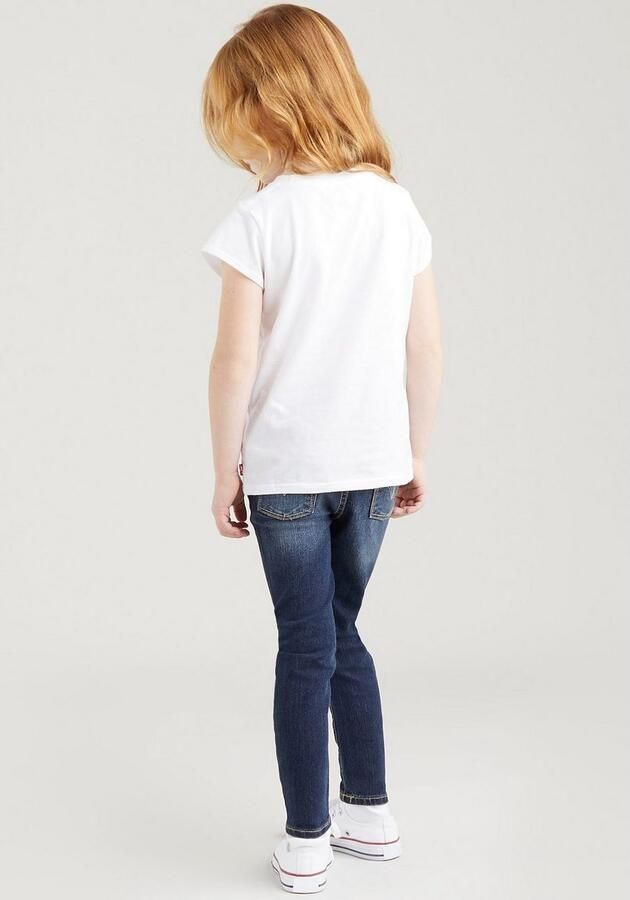 Levis Levi's Kids T-shirt BATWING CHEST HIT wit Meisjes Katoen Ronde hals Effen 104 - Foto 10