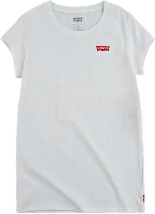 Levis Levi's Kids T-shirt BATWING CHEST HIT wit Meisjes Katoen Ronde hals Effen 104 - Foto 9