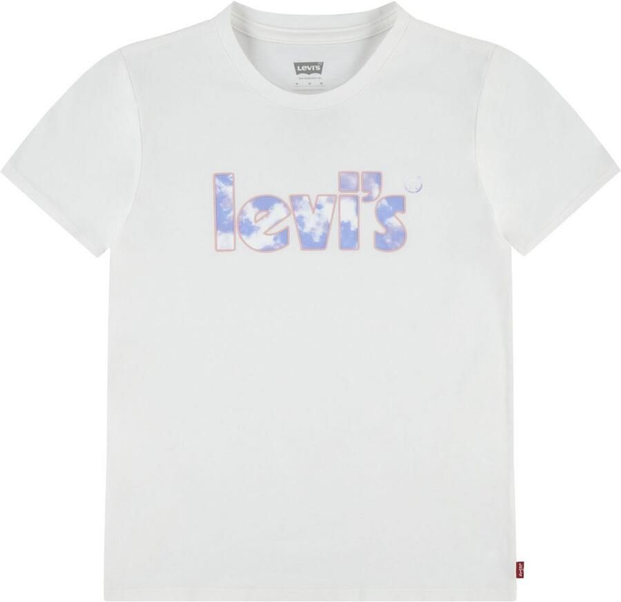 Levi's Kidswear T-shirt LVG LOGOSSTEE met logo opschrift for girls