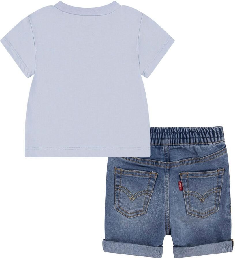 Levi's Kidswear T-shirt short CRITTER STACKED LOGO TEE (set 2-delig)