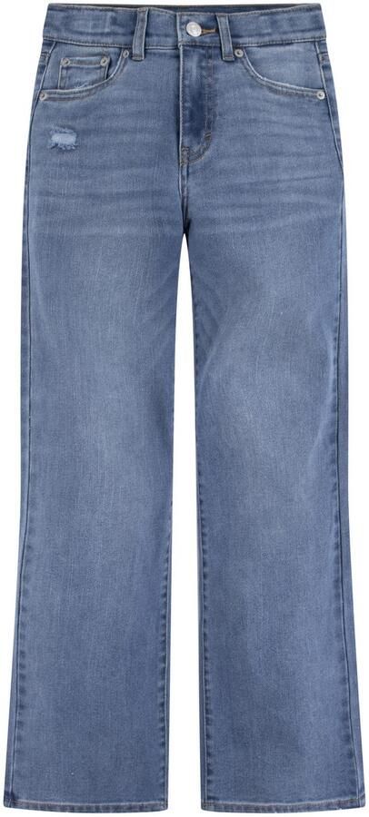 Levis Levi's Kids wide leg jeans DIG IT Blauw Meisjes Stretchdenim Effen 140 - Foto 11