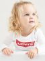 Levis Levi's Kids longsleeve Logo met logo wit Meisjes Katoen Ronde hals Logo 80 - Thumbnail 4