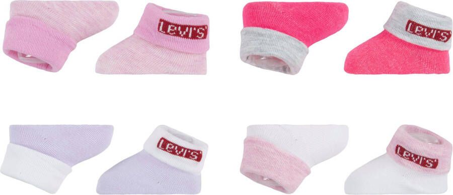 Levi's Kidswear Sokken 4PK Red Tab Bootie (8 paar)