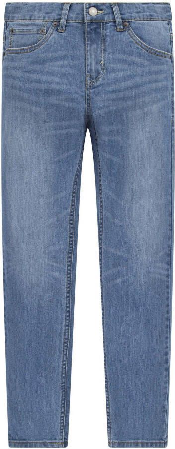 Levis Levi's Kids 511 slim fit jeans calabasas Blauw Jongens Stretchdenim 164