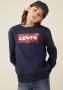 Levis Levi's Kids sweater Batwing met logo donkerblauw Logo 140 - Thumbnail 3