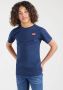 Levis Levi's Kids basic T-shirt Batwing chest met logo donkerblauw Jongens Katoen Ronde hals 128 - Thumbnail 2