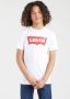 Levis Levi's Kids T-shirt Batwing met logo wit Jongens Katoen Ronde hals Logo 140 - Thumbnail 3