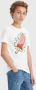 Levi's Kids T-shirt Popsicle van biologisch katoen wit - Thumbnail 2