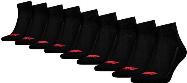 Levi's Korte sokken met brede logoband (set 9 paar 9-pack)