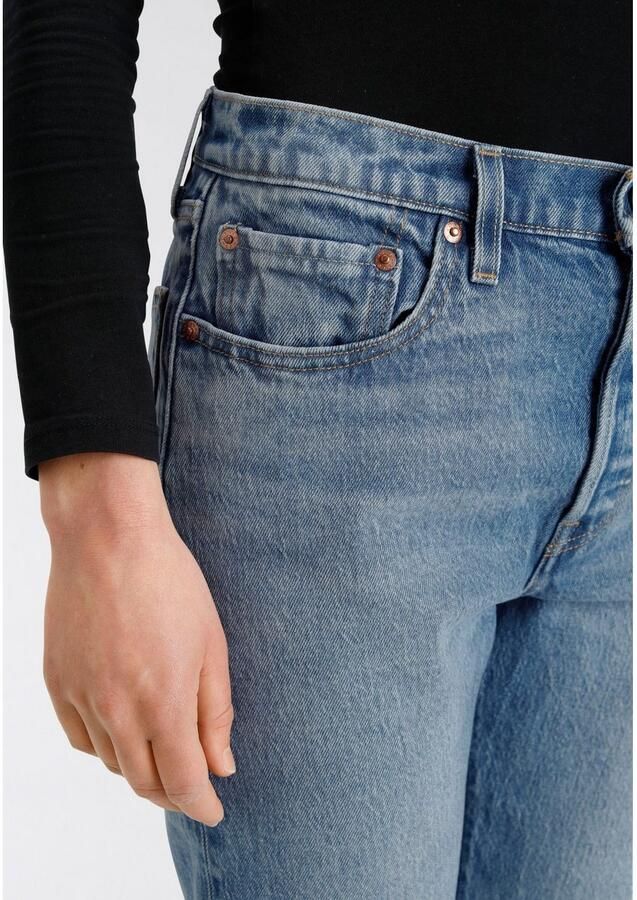 Levi's 300 Jeans met labelpatch van leer model '501 JEANS FOR WOMEN' Model '501 JEANS' - Foto 3