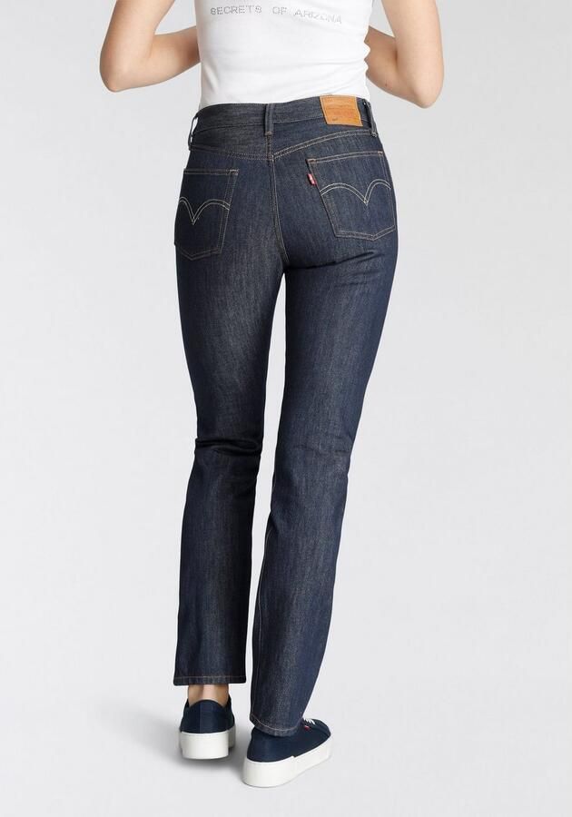 Levi's 300 Straight fit high rise jeans van katoen model '501' - Foto 2
