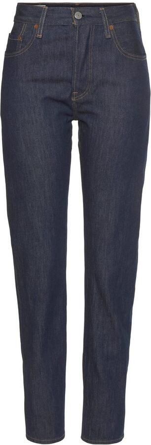 Levi's 300 Straight fit high rise jeans van katoen model '501' - Foto 8