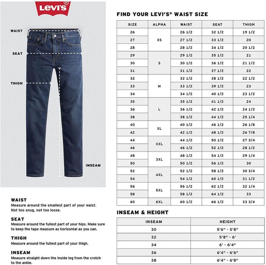Levi's Slim straight fit jeans met stretchgehalte
