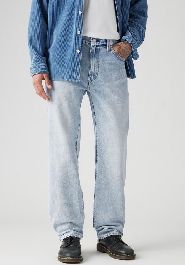 Levi's Relaxed straight fit jeans in 5-pocketmodel model '555' - Foto 5
