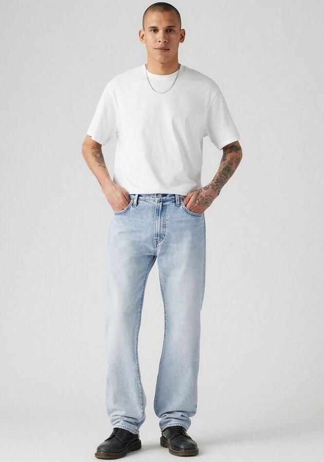 Levi's Relaxed straight fit jeans in 5-pocketmodel model '555' - Foto 2