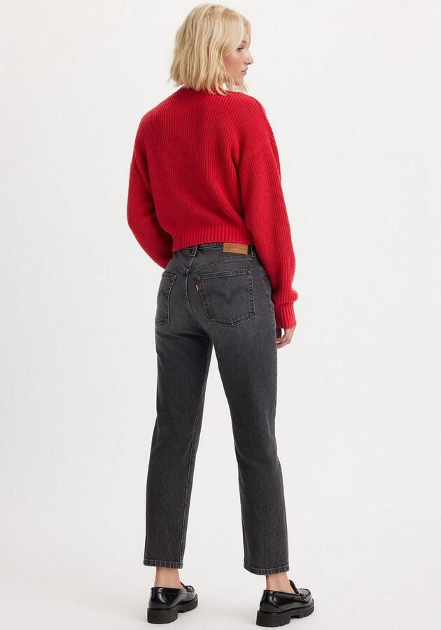 Levi's Zwarte Denim Jeans Whiskering Effect Black Dames - Foto 4