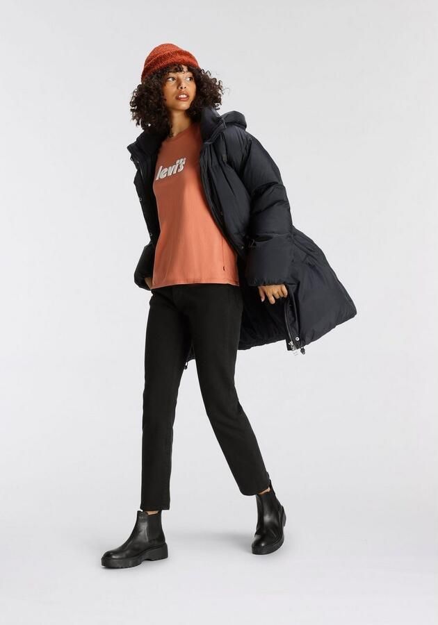 Levi's Zwarte effen jeans met ritssluiting en knoopsluiting Black Dames - Foto 7