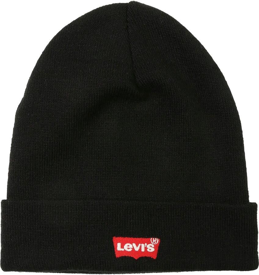 Levi's Elegante Zwarte Pet met Geborduurd Logo Black Unisex - Foto 5