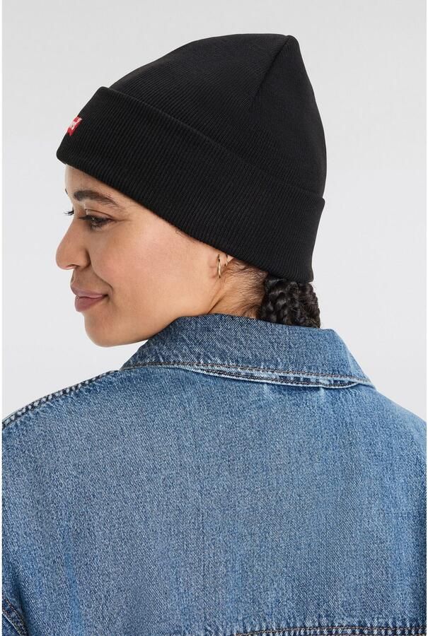 Levi's Elegante Zwarte Pet met Geborduurd Logo Black Unisex - Foto 3