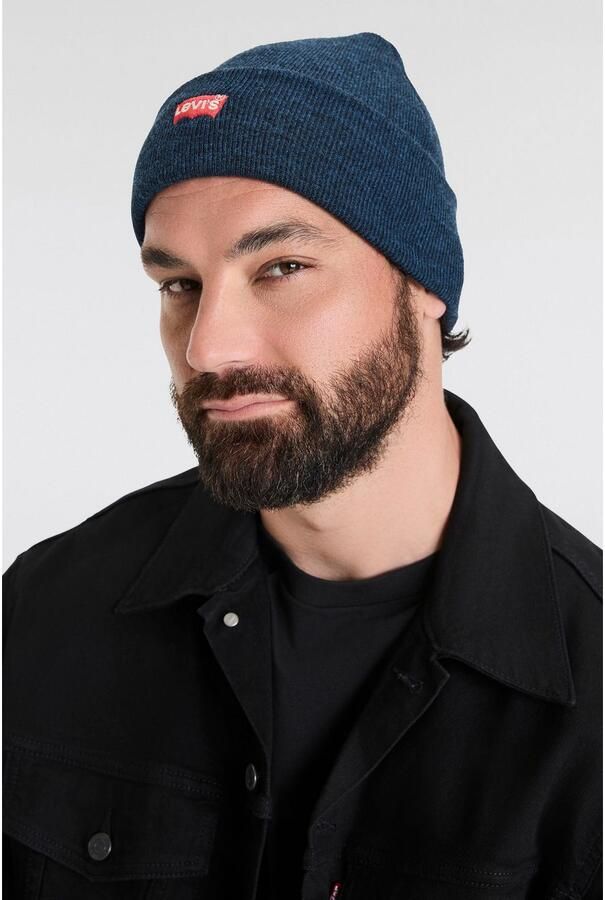 Levi's Blauwe Acryl Hoeden & Mutsen Geborduurd Logo Blue Unisex - Foto 2