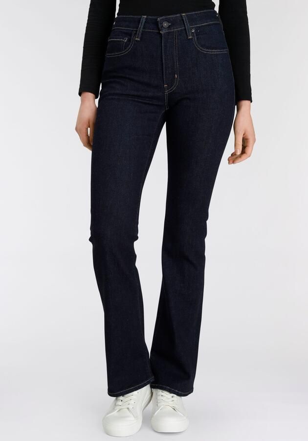 Levi's 725 high waist bootcut jeans dark blue denim - Foto 19