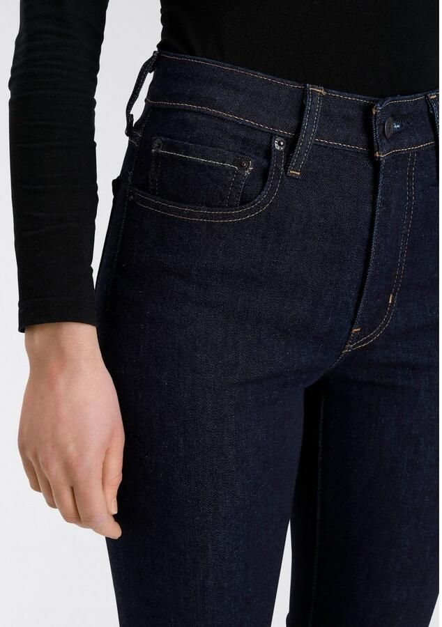 Levi's 725 high waist bootcut jeans dark blue denim - Foto 7
