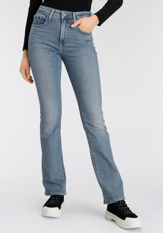 Levi's 725™ High Rise Bootcut Jeans light blue denim - Foto 9