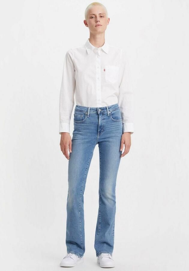 Levi's 725™ High Rise Bootcut Jeans light blue denim - Foto 6