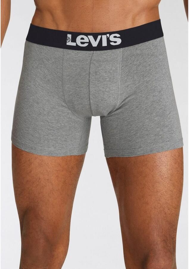 Levi's Boxershort Heren Solid Logo Boxer 4-pack (Set van 4) - Foto 9